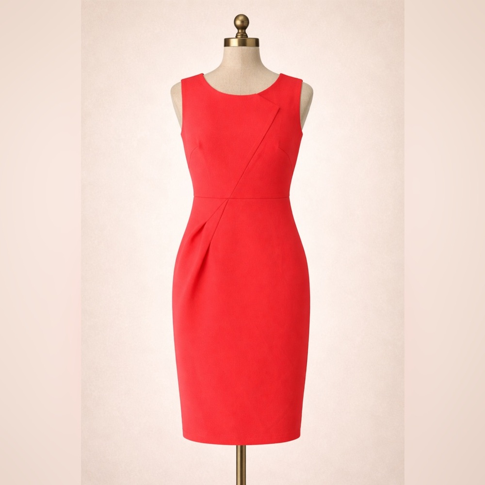 Donna Morgan Red Sheath Dress